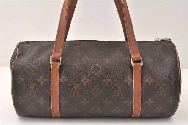Authentic Louis Vuitton Monogram Papillon 30 Hand Bag Old Model LV Junk 4589K