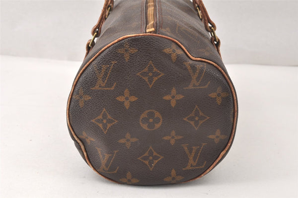 Authentic Louis Vuitton Monogram Papillon 30 Hand Bag Old Model LV Junk 4589K