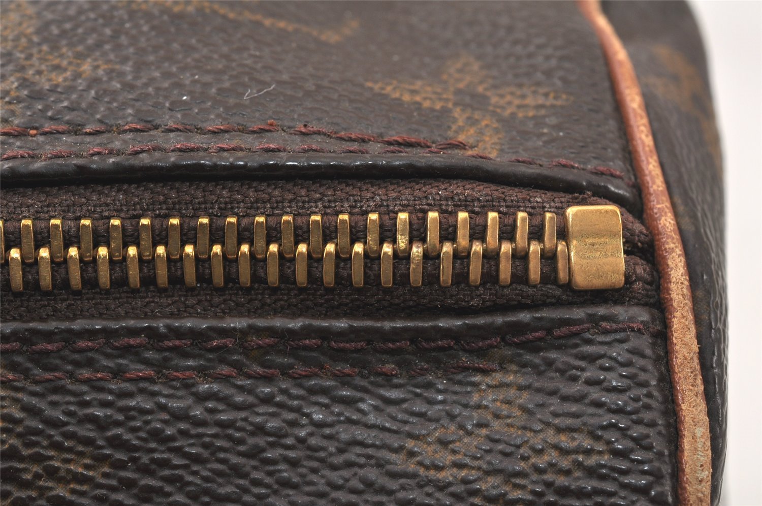 Authentic Louis Vuitton Monogram Papillon 30 Hand Bag Old Model LV Junk 4589K