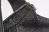 Authentic GUCCI Vintage Shoulder Hand Bag GG Canvas Leather 92697 Black 4591I