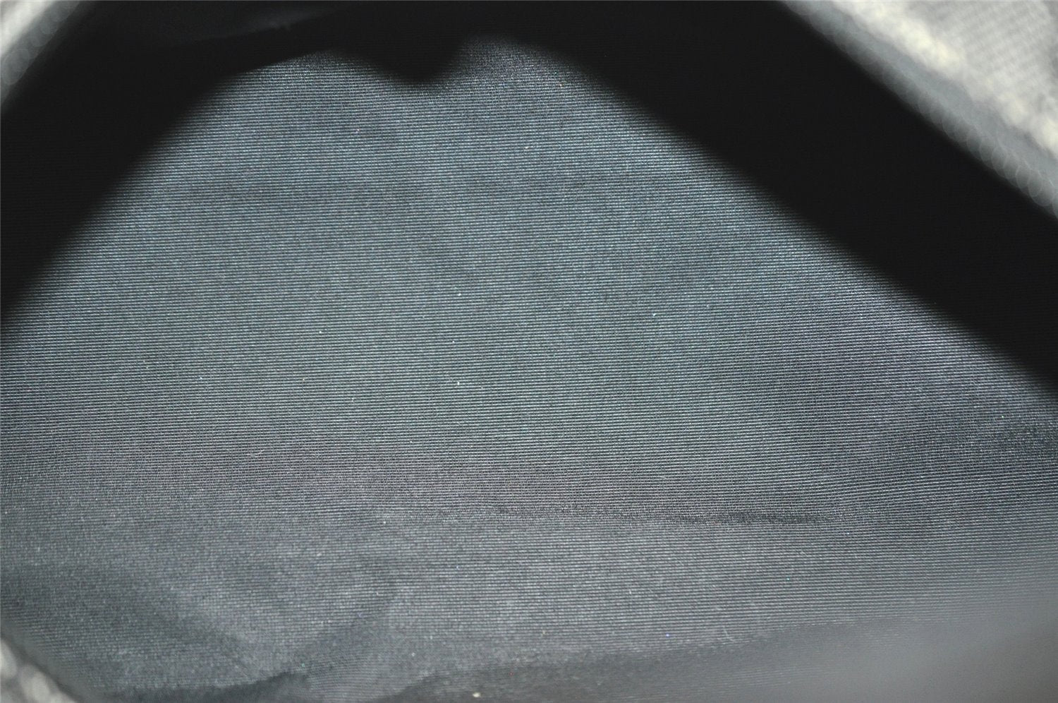 Authentic GUCCI Vintage Shoulder Hand Bag GG Canvas Leather 92697 Black 4591I