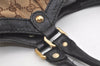 Authentic GUCCI Sukey Shoulder Tote Bag GG Canvas Leather 211944 Brown 4591K