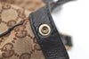 Authentic GUCCI Sukey Shoulder Tote Bag GG Canvas Leather 211944 Brown 4591K
