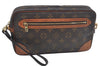 Authentic Louis Vuitton Monogram Marly Dragonne GM M51825 Clutch Hand Bag 4593I