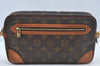 Authentic Louis Vuitton Monogram Marly Dragonne GM M51825 Clutch Hand Bag 4593I
