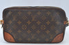 Authentic Louis Vuitton Monogram Marly Dragonne GM M51825 Clutch Hand Bag 4593I