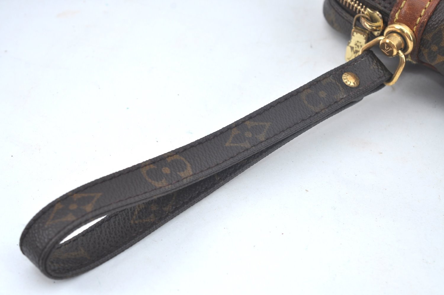 Authentic Louis Vuitton Monogram Marly Dragonne GM M51825 Clutch Hand Bag 4593I