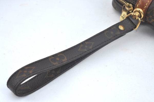 Authentic Louis Vuitton Monogram Marly Dragonne GM M51825 Clutch Hand Bag 4593I