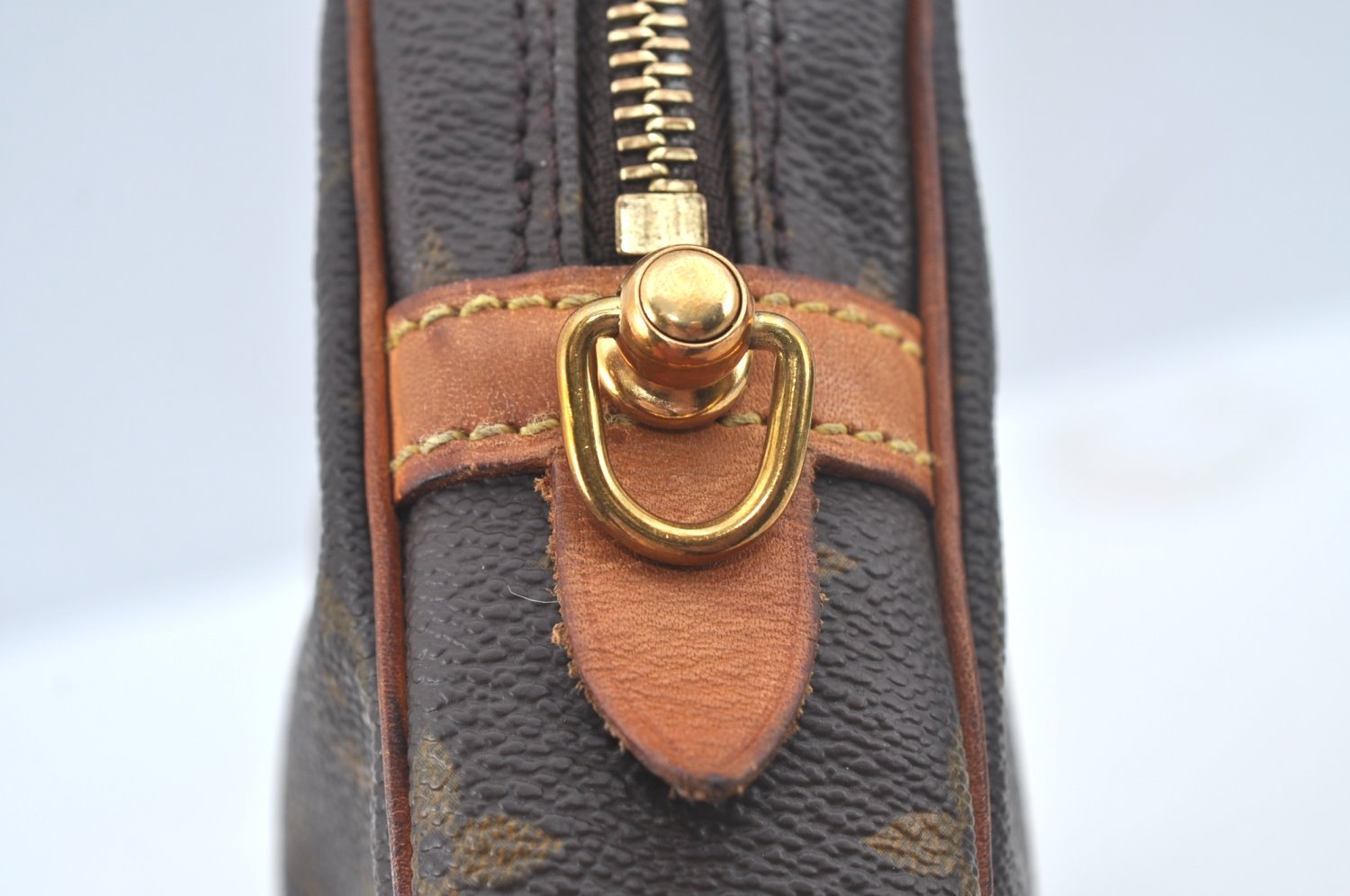 Authentic Louis Vuitton Monogram Marly Dragonne GM M51825 Clutch Hand Bag 4593I