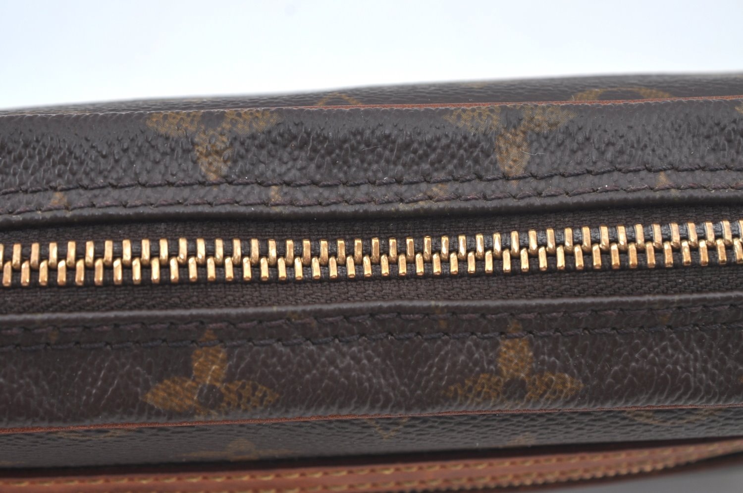 Authentic Louis Vuitton Monogram Marly Dragonne GM M51825 Clutch Hand Bag 4593I