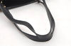 Authentic GUCCI Vintage Shoulder Tote Bag GG Canvas Leather 0021099 Black 4594K