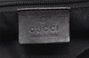 Authentic GUCCI Vintage Shoulder Tote Bag GG Canvas Leather 0021099 Black 4594K