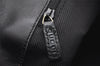 Authentic GUCCI Vintage Shoulder Tote Bag GG Canvas Leather 0021099 Black 4594K