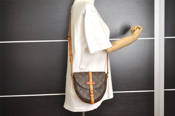 Authentic Louis Vuitton Monogram Chantilly PM Shoulder Cross Bag M51234 LV 4595I