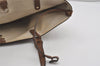 Authentic GUCCI Craft Shoulder Tote Bag GG Canvas Leather 247209 Brown 4596I