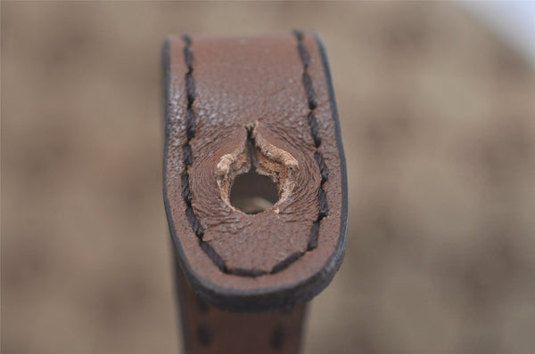 Authentic GUCCI Craft Shoulder Tote Bag GG Canvas Leather 247209 Brown 4596I