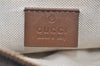 Authentic GUCCI Craft Shoulder Tote Bag GG Canvas Leather 247209 Brown 4596I