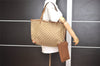 Authentic GUCCI Craft Shoulder Tote Bag GG Canvas Leather 247209 Brown 4596I