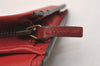 Authentic GUCCI Cherry Bifold Wallet Purse GG PVC Leather 476050 Brown Red 4596J