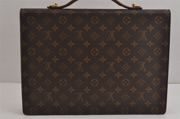 Auth Louis Vuitton Monogram Porte Documents Bandouliere M53338 Briefcase 4597J