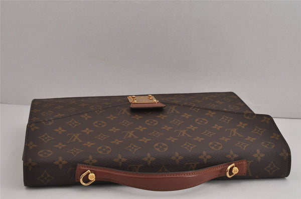 Auth Louis Vuitton Monogram Porte Documents Bandouliere M53338 Briefcase 4597J