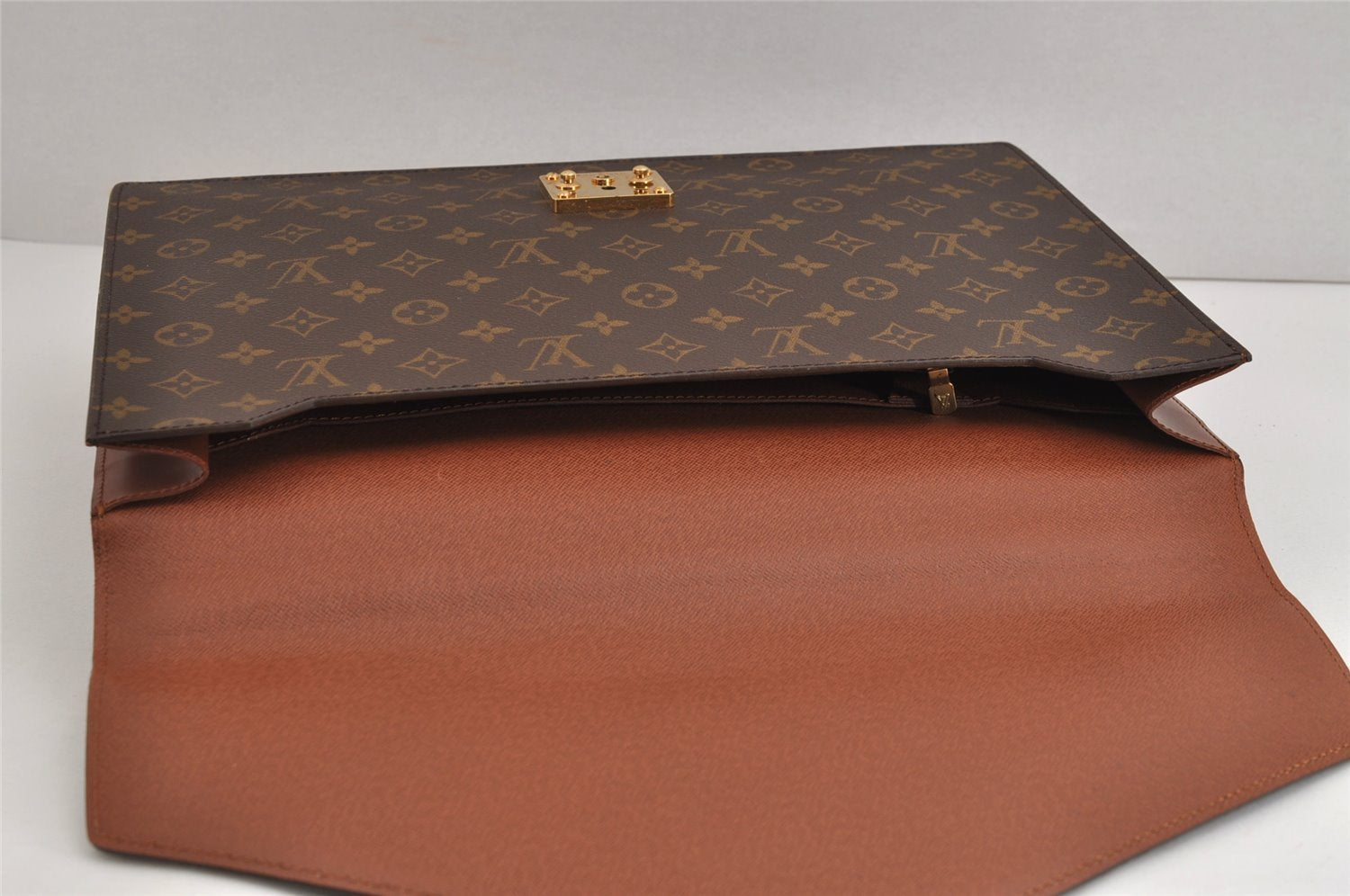 Auth Louis Vuitton Monogram Porte Documents Bandouliere M53338 Briefcase 4597J