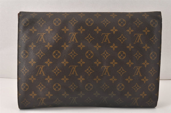 Authentic Louis Vuitton Monogram Porte Envelope Documents Case M51801 LV 4597K