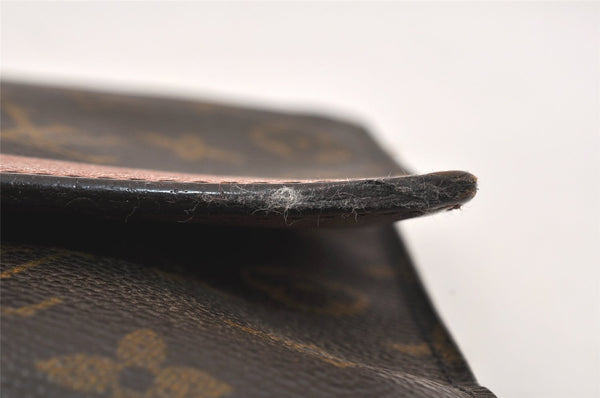 Authentic Louis Vuitton Monogram Porte Envelope Documents Case M51801 LV 4597K