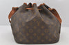 Authentic Louis Vuitton Monogram Petit Noe Drawstring Bag Old Model LV 4598K