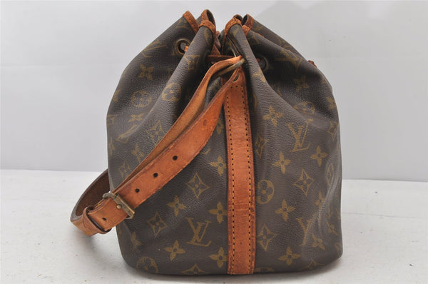 Authentic Louis Vuitton Monogram Petit Noe Drawstring Bag Old Model LV 4598K