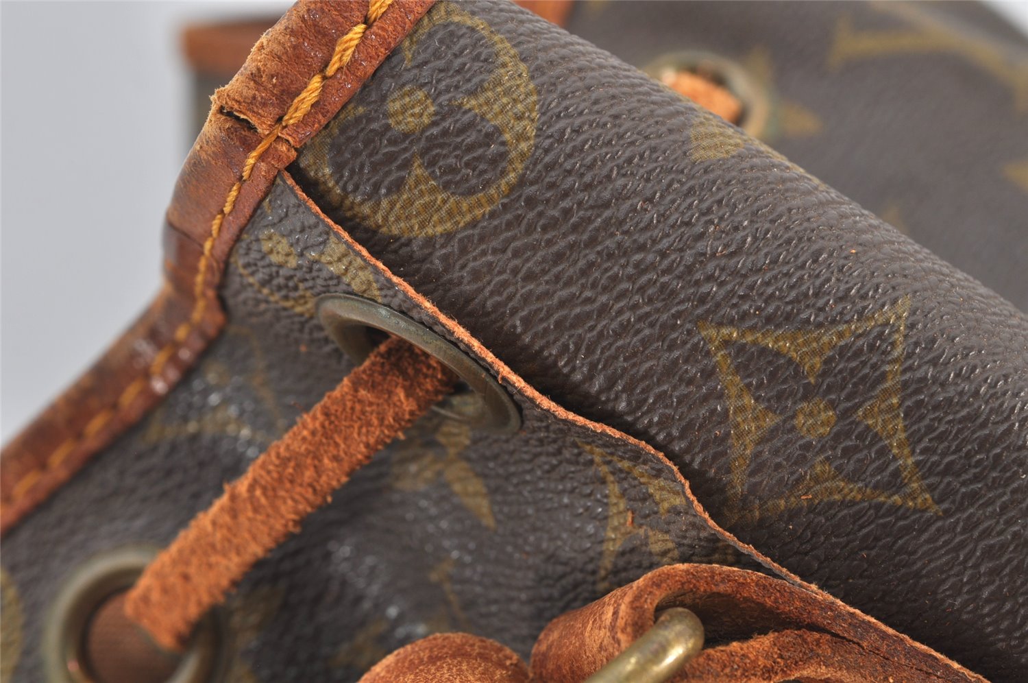 Authentic Louis Vuitton Monogram Petit Noe Drawstring Bag Old Model LV 4598K