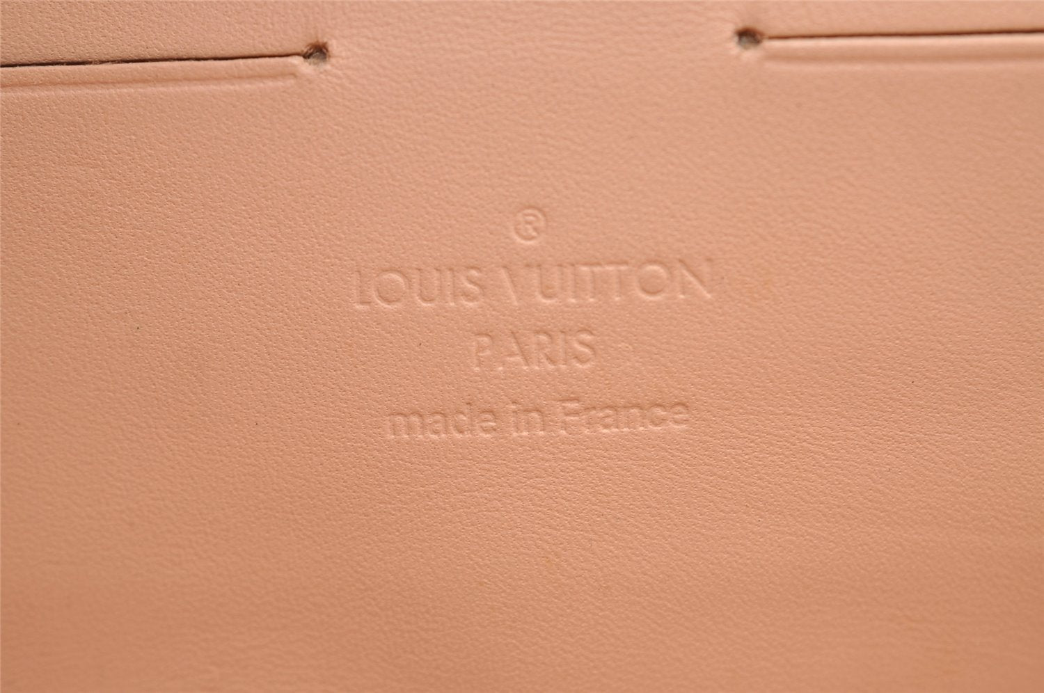 Authentic Louis Vuitton Vernis Sunset Blue Bird Shoulder Bag M93571 Beige 4599I