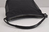 Authentic GUCCI Hand Shoulder Bag Purse Canvas Leather 0013766 Black 4599J