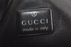 Authentic GUCCI Hand Shoulder Bag Purse Canvas Leather 0013766 Black 4599J