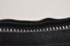 Authentic GUCCI Hand Shoulder Bag Purse Canvas Leather 0013766 Black 4599J