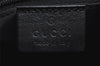Authentic GUCCI Hand Shoulder Bag Purse Canvas Leather 0013766 Black 4599J
