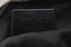 Authentic GUCCI Hand Shoulder Bag Purse Canvas Leather 0013766 Black 4599J