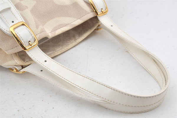 Authentic Louis Vuitton Cruise Line Tahitienne PM Tote Bag Beige M95674 LV 4599K