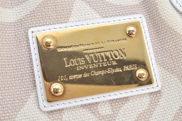 Authentic Louis Vuitton Cruise Line Tahitienne PM Tote Bag Beige M95674 LV 4599K