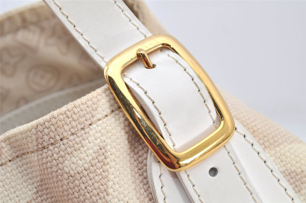 Authentic Louis Vuitton Cruise Line Tahitienne PM Tote Bag Beige M95674 LV 4599K