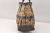Authentic GUCCI GG Crystal Tote Hand Bag PVC Leather 223964 Brown 4600K