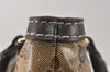 Authentic GUCCI GG Crystal Tote Hand Bag PVC Leather 223964 Brown 4600K
