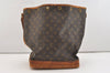 Authentic Louis Vuitton Monogram Noe Shoulder Drawstring Bag M42224 LV 4601J