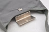 Authentic PRADA Vintage Nylon Tessuto Plastic Shoulder Hand Bag Purse Gray 4601K