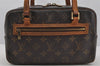 Authentic Louis Vuitton Monogram Cite MM Shoulder Bag M51182 Junk 4602J