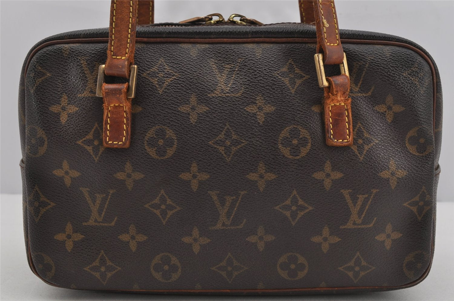 Authentic Louis Vuitton Monogram Cite MM Shoulder Bag M51182 Junk 4602J