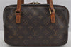 Authentic Louis Vuitton Monogram Cite MM Shoulder Bag M51182 Junk 4602J