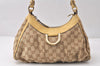 Authentic GUCCI Abbey Shoulder Hand Bag GG Canvas Leather 190525 Brown 4602K