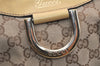 Authentic GUCCI Abbey Shoulder Hand Bag GG Canvas Leather 190525 Brown 4602K