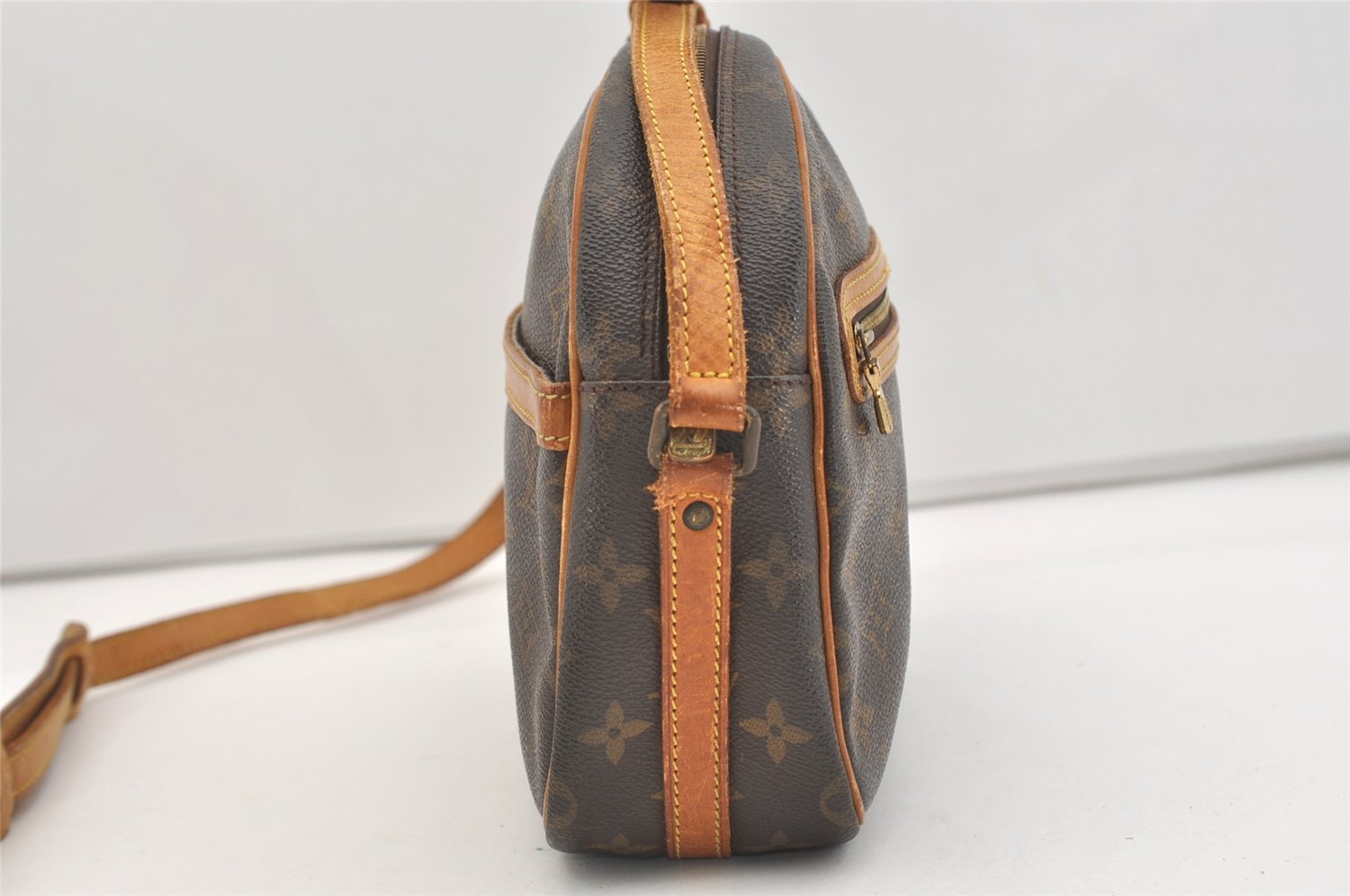 Authentic Louis Vuitton Monogram Senlis Shoulder Cross Bag M51222 Junk 4603J